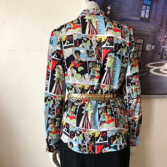 Behulastyle vintage buttoned up shirt - comics cartoon - Picture 15 of 17